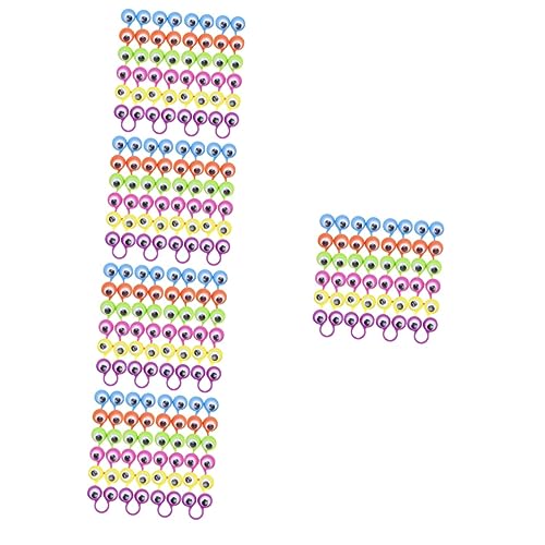 JUMPLAWN 5 Sätze Aktivitätsring Wackelaugenringe Kinderaugen Fingerpuppe Fingerpuppen Für Kleinkinder Augen Fingerpuppen Spielzeugball Hand Blau 24 Stück * 5 Zufällige Farbe von JUMPLAWN