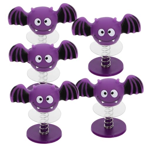 JUMPLAWN 5 Stück Hüpfende Fledermausfigur Frühling Es Ist Halloween Springendes Springende Federspielzeuge Sprungspielzeug Schläger Party Eisen Violett JUMPLAWN 5 Stück Hüpfende Fledermausfigur Frühling Es Ist Halloween Springendes Springende Federspielzeuge Sprungspielzeug Schläger Party Eisen Violett von JUMPLAWN