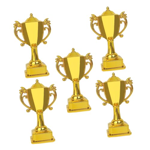 JUMPLAWN 5 Stück Puppenhaus Trophäe Mini Zubehör Trophäen Puppenhaus Miniaturen Miniatur Puppen Winzig Für Puppenhaus Bausatz Mini Dinge Partygeschenke Lustige Trophäe von JUMPLAWN