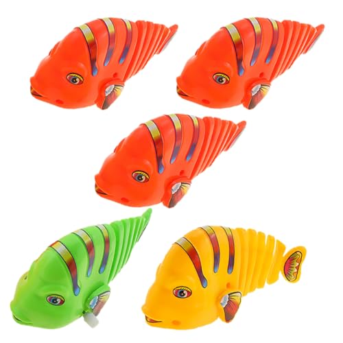 JUMPLAWN 5 Stück Schaukelfisch Aufziehfisch Wind Cartoon Badespielzeug Lustiges Badespielzeug Partyspielzeug Partyfisch Interessantes Uhrwerk Zufällige Farbe JUMPLAWN 5 Stück Schaukelfisch Aufziehfisch Wind Cartoon Badespielzeug Lustiges Badespielzeug Partyspielzeug Partyfisch Interessantes Uhrwerk Zufällige Farbe von JUMPLAWN