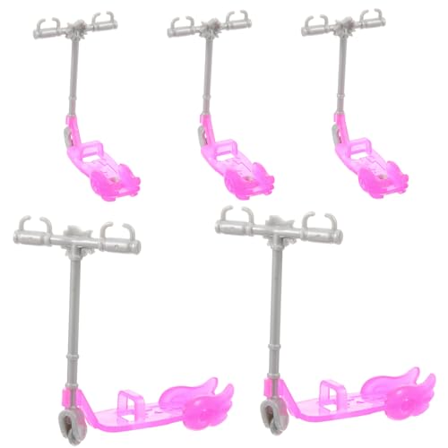 JUMPLAWN 5 Stück Simulation Puppenroller Kleinkind Puppen Beweglicher Roller Puppenroller Partyspiele Roller Puppenszene Mikro Layout Ornament Kleiner Puppenroller Kunststoff von JUMPLAWN