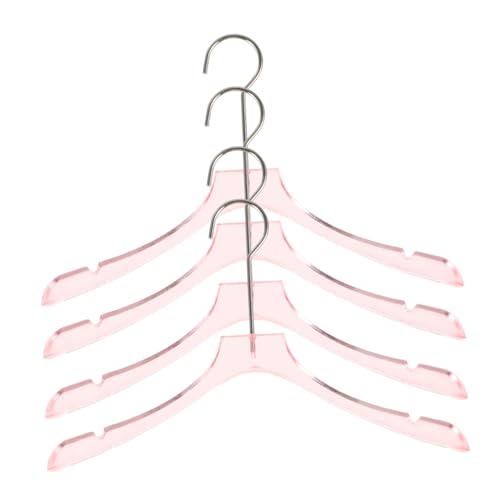 JUMPLAWN 5 Stück Teiliges Mini Kleiderbügel für Puppen Robuste Atmungsaktive Kleiderbügel für Puppenoutfits und Zubehör im Puppenhaus von JUMPLAWN