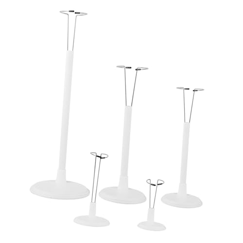 JUMPLAWN 5 Stück Teiliges Puppenständer Weiß Einstellbare Stützhalter für Figuren Stabiler Doll Display Rack Vielseitig für Verschiedene Puppengrößen Einfach Montage und Anpassung JUMPLAWN 5 Stück Teiliges Puppenständer Weiß Einstellbare Stützhalter für Figuren Stabiler Doll Display Rack Vielseitig für Verschiedene Puppengrößen Einfach Montage und Anpassung von JUMPLAWN