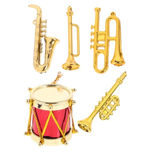 JUMPLAWN 5 Stück Trompetenhorn Für Musikinstrumente Puppenhaus Mini Mini-Instrumente Miniatur-Musical Mini- -Layout-schmuck Puppenhauszubehör Golden Plastik JUMPLAWN 5 Stück Trompetenhorn Für Musikinstrumente Puppenhaus Mini Mini-Instrumente Miniatur-Musical Mini- -Layout-schmuck Puppenhauszubehör Golden Plastik von JUMPLAWN