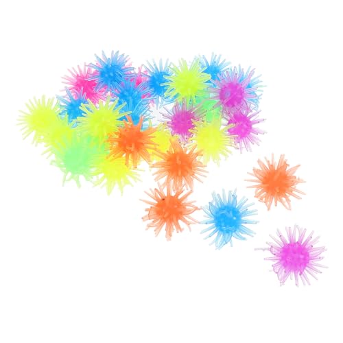 JUMPLAWN 50 Stück Klebrige Wandspielzeuge TPR Sticky Toys Bunte Flexible Stressabbau spielzeuge für Party Kindergeburtstag Geschenk und Spaß Tragbar und Langlebig von JUMPLAWN