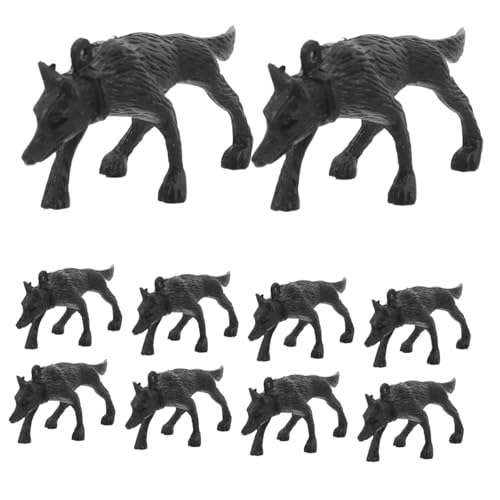 JUMPLAWN 50 Stück Realistische Polizeihund Modelle für Kreativität und Sozialer Interaktion für Sandspiel Tischspiele von JUMPLAWN