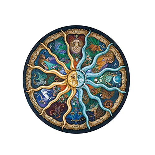 JUMPLAWN 500Stücke Papierpuzzle Teile für und Farbige Jigsaw Puzzle mit Präziser Schnittführung Lernen Fördert Kreativität und Konzentration von JUMPLAWN