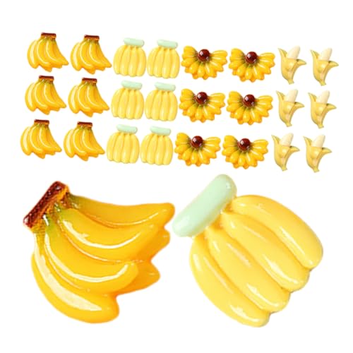 JUMPLAWN 50Stücke Künstliche Mini Bananen aus Kunstharz Lebensechte Deko für Heimwerker Basteln Schulprojekte Puppenhaus Dekoration Farbenfrohe Displays Gelb JUMPLAWN 50Stücke Künstliche Mini Bananen aus Kunstharz Lebensechte Deko für Heimwerker Basteln Schulprojekte Puppenhaus Dekoration Farbenfrohe Displays Gelb von JUMPLAWN