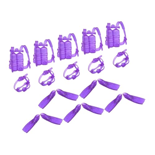 JUMPLAWN 5Sätze Teiliges Puppen Tauchset Tauchspielzeug Mit Sauerstoffflasche Tauchbrille Und Flossen Für Große Plastikpuppen Fantasievolles Und Puppen Tauchen JUMPLAWN 5Sätze Teiliges Puppen Tauchset Tauchspielzeug Mit Sauerstoffflasche Tauchbrille Und Flossen Für Große Plastikpuppen Fantasievolles Und Puppen Tauchen von JUMPLAWN