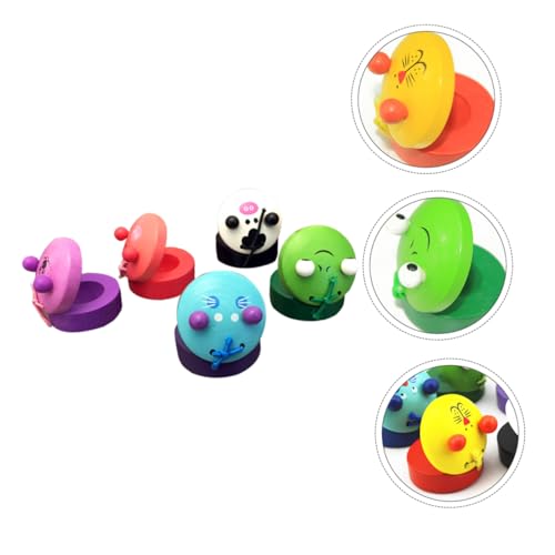 JUMPLAWN 5Stücke Kastagnetten Für Kleinkinder Musikinstrumente Für Vorschulkinder Tierdesigns Fördert Die Musikalische Entwicklung Und Kreativität JUMPLAWN 5Stücke Kastagnetten Für Kleinkinder Musikinstrumente Für Vorschulkinder Tierdesigns Fördert Die Musikalische Entwicklung Und Kreativität von JUMPLAWN