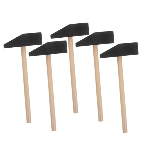 JUMPLAWN 5 Stücke Kleiner Holzhammer Satz für Kinder Spielzeughämmer zur Verbesserung der Hand Auge Koordination für Selbstgemacht Projekte und Geburtstagsfeiern JUMPLAWN 5 Stücke Kleiner Holzhammer Satz für Kinder Spielzeughämmer zur Verbesserung der Hand Auge Koordination für Selbstgemacht Projekte und Geburtstagsfeiern von JUMPLAWN