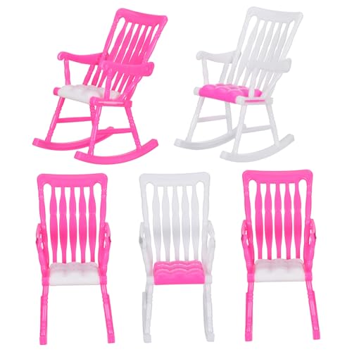 JUMPLAWN 5Stücke Teiliges Mini Puppenschaukelstuhl Lustige Rollenspielmöbel für Mini Häuser und Desserts Geeignet für Farben Zufällig Geliefert JUMPLAWN 5Stücke Teiliges Mini Puppenschaukelstuhl Lustige Rollenspielmöbel für Mini Häuser und Desserts Geeignet für Farben Zufällig Geliefert von JUMPLAWN