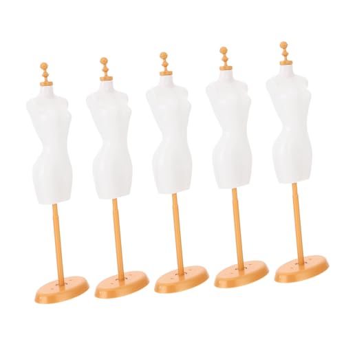 JUMPLAWN 5Stücke Teiliges Puppenmodell Ständer aus Hochwertigem für Präsentation von Puppenkleidung Anzügen und Zubehör Geeignet von JUMPLAWN