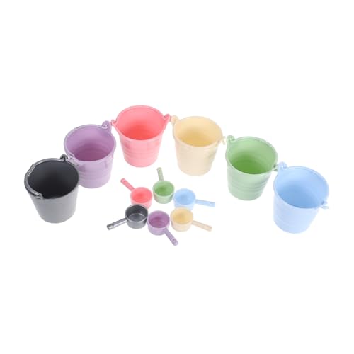 JUMPLAWN 6 Sätze Miniatur -eimerspielzeug Gartenspielzeug Strandeimer Dollhouse -reinigungsmittel Kinderstrandspielzeug Strandutensilien Für Sandeimer Für Wassereimer Plastik JUMPLAWN 6 Sätze Miniatur -eimerspielzeug Gartenspielzeug Strandeimer Dollhouse -reinigungsmittel Kinderstrandspielzeug Strandutensilien Für Sandeimer Für Wassereimer Plastik von JUMPLAWN