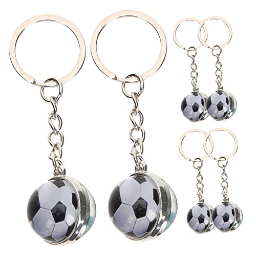 JUMPLAWN 6 Stück Fußball Schlüsselanhänger Kreative Schlüsselringe für Taschen Rucksäcke und Party für Fußballfans und für Spieler JUMPLAWN 6 Stück Fußball Schlüsselanhänger Kreative Schlüsselringe für Taschen Rucksäcke und Party für Fußballfans und für Spieler von JUMPLAWN