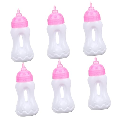 JUMPLAWN 6 Stück Mini -Flaschenspielzeug realistisch Puppenflasche Babyflaschen kleine Futterflaschen Babyflasche für Puppen Babypartybevorzugungen für Mädchen Sport JUMPLAWN 6 Stück Mini -Flaschenspielzeug realistisch Puppenflasche Babyflaschen kleine Futterflaschen Babyflasche für Puppen Babypartybevorzugungen für Mädchen Sport von JUMPLAWN