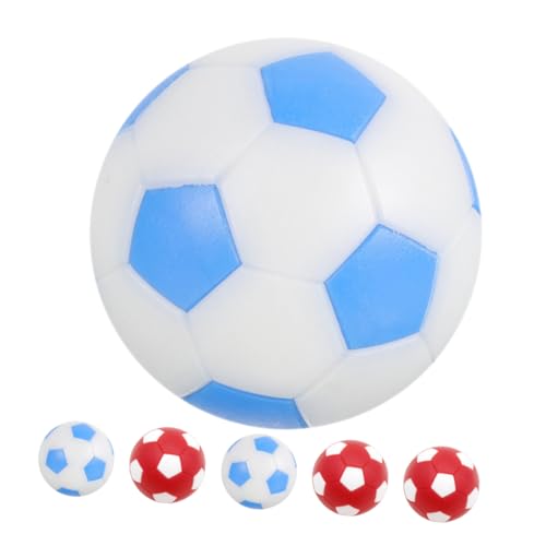 JUMPLAWN 6 Stück Mini Tischfußball Bälle Kleine Ersatzkugeln für Tischkicker Glatte Oberfläche für Bessere Kontrolle Geeignet für Tischsoccer Spiele und Partyzubehör von JUMPLAWN
