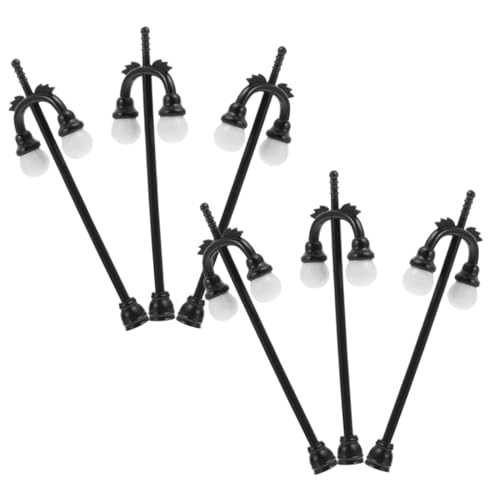 JUMPLAWN 6 Stück Park Stuhl Street Light Model Lampen Kinderspielzeug Dorf DIY Miniatur dekorative Minilampe Mini-Straßenlaterne Puppenhaus Straßenlaterne Mini -Prop Plastik JUMPLAWN 6 Stück Park Stuhl Street Light Model Lampen Kinderspielzeug Dorf DIY Miniatur dekorative Minilampe Mini-Straßenlaterne Puppenhaus Straßenlaterne Mini -Prop Plastik von JUMPLAWN