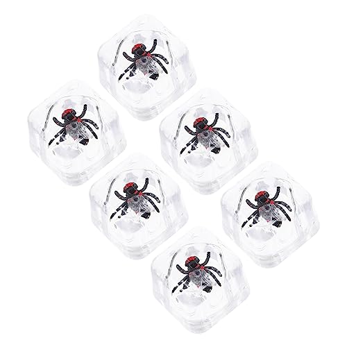 JUMPLAWN 6 Stück Teiliges Realistische Eiswürfel mit Insekten Scherzartikel für Partys Halloween und Spaß mit Freunden Leicht und Tragbar für Spaßliebhaber JUMPLAWN 6 Stück Teiliges Realistische Eiswürfel mit Insekten Scherzartikel für Partys Halloween und Spaß mit Freunden Leicht und Tragbar für Spaßliebhaber von JUMPLAWN