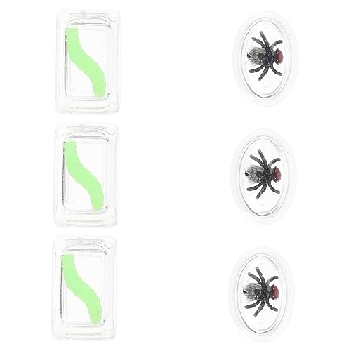 JUMPLAWN 6 Stück Teiliges Realistischer Eiswürfelspielzeuge mit Gruseligen Insekten für Partys Scherzartikel für Halloween und Unvergessliche Streiche mit Freunden JUMPLAWN 6 Stück Teiliges Realistischer Eiswürfelspielzeuge mit Gruseligen Insekten für Partys Scherzartikel für Halloween und Unvergessliche Streiche mit Freunden von JUMPLAWN