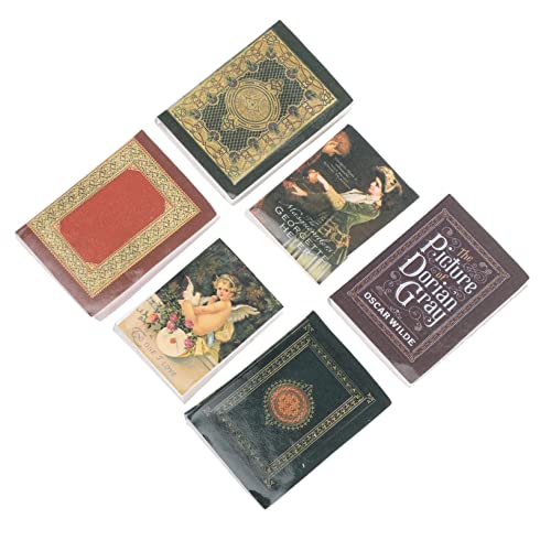 JUMPLAWN 6 Stück Vintage Buchmodell alte Bücher Bücherdekoration Bücher Modell Vintage - kleine Bücher Buchen Sie themenbezogene Partydekorationen DIY-Minibücher Papier JUMPLAWN 6 Stück Vintage Buchmodell alte Bücher Bücherdekoration Bücher Modell Vintage - kleine Bücher Buchen Sie themenbezogene Partydekorationen DIY-Minibücher Papier von JUMPLAWN