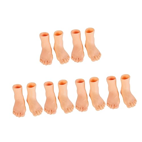 JUMPLAWN 6Paare Interaktive Fingerpuppen Für Mini Füße Aus Feinem Vinyl Lernspielzeug Kreativität Und Handaktivitäten Links Und Rechts Im OPP Beutel JUMPLAWN 6Paare Interaktive Fingerpuppen Für Mini Füße Aus Feinem Vinyl Lernspielzeug Kreativität Und Handaktivitäten Links Und Rechts Im OPP Beutel von JUMPLAWN