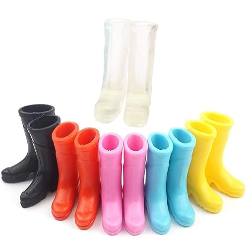 JUMPLAWN 6Paare Mini Häuser Zubehör für Kreative Szenen und Weihnachtsdekoration von JUMPLAWN