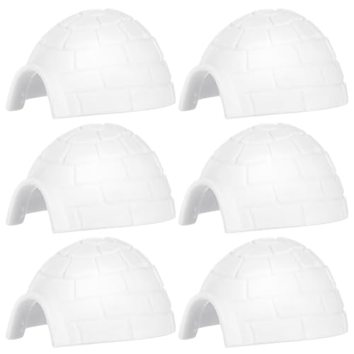 JUMPLAWN 6St Iglu-Modellspielzeug Schneeleopard Figuren weihnachtsschmuck für Schneekugel Werkzeug Iglu-Ornament für Figuren für Kleinkinder JUMPLAWN 6St Iglu-Modellspielzeug Schneeleopard Figuren weihnachtsschmuck für Schneekugel Werkzeug Iglu-Ornament für Figuren für Kleinkinder von JUMPLAWN