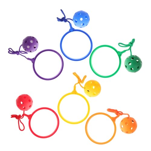 JUMPLAWN 6St Reifenball sportspiele für flummies f�r Outdoor- für Springender Ball Sprungspielzeug für Sprunggelenke Spielzeugball überspringen Plastik JUMPLAWN 6St Reifenball sportspiele für flummies f�r Outdoor- für Springender Ball Sprungspielzeug für Sprunggelenke Spielzeugball überspringen Plastik von JUMPLAWN