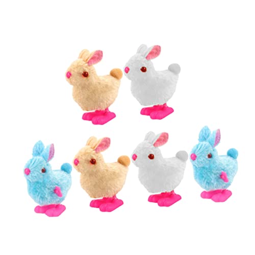 JUMPLAWN 6Stücke Aufzieh Plüsch Kaninchen Bunte Spielzeuge für Partys Geburtstagsgeschenke und Lustige Streiche JUMPLAWN 6Stücke Aufzieh Plüsch Kaninchen Bunte Spielzeuge für Partys Geburtstagsgeschenke und Lustige Streiche von JUMPLAWN