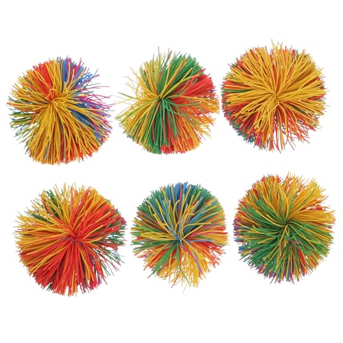 JUMPLAWN 6Stücke Bunter Silikon Fluffy Sensorisches Stressspielzeug für Erwachsene Zufällige Farben für Feinmotorik und Entspannung JUMPLAWN 6Stücke Bunter Silikon Fluffy Sensorisches Stressspielzeug für Erwachsene Zufällige Farben für Feinmotorik und Entspannung von JUMPLAWN