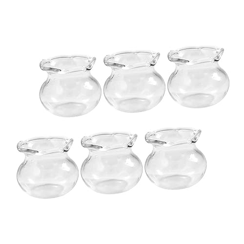 JUMPLAWN 6stücke Teiliges Miniatur-glasfischbecken Dekorative Aquarien Für Puppenhaus Miniaturlandschaften Accessoires Für Kleine Räume Und Kreative Gestaltungsmöglichkeiten JUMPLAWN 6stücke Teiliges Miniatur-glasfischbecken Dekorative Aquarien Für Puppenhaus Miniaturlandschaften Accessoires Für Kleine Räume Und Kreative Gestaltungsmöglichkeiten von JUMPLAWN