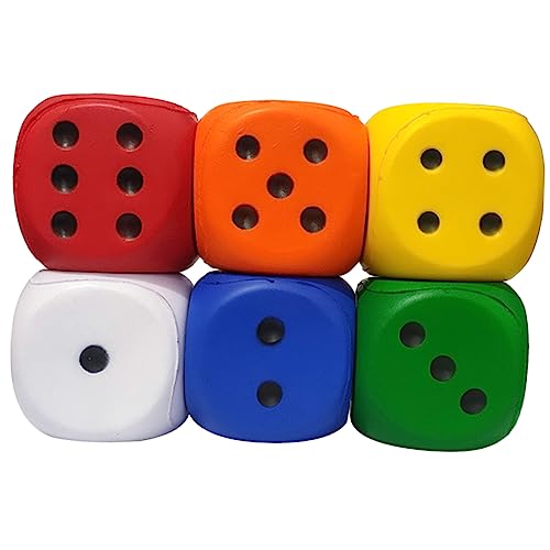 JUMPLAWN 6stücke Lustige Schaumstoffwürfel Squeeze Würfel Fidget Spielzeug Für Stressabbau Partyzubehör Spielspaß Für Erwachsene JUMPLAWN 6stücke Lustige Schaumstoffwürfel Squeeze Würfel Fidget Spielzeug Für Stressabbau Partyzubehör Spielspaß Für Erwachsene von JUMPLAWN