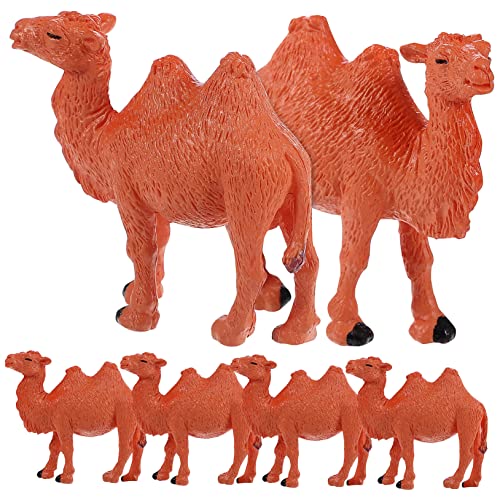 JUMPLAWN 6Stücke Kamelfiguren Tiermodelle Lebensechte Deko für Miniaturlandschaften und Spielzeughäuser Wiederverwendbar Sicher und Detailgetreu JUMPLAWN 6Stücke Kamelfiguren Tiermodelle Lebensechte Deko für Miniaturlandschaften und Spielzeughäuser Wiederverwendbar Sicher und Detailgetreu von JUMPLAWN