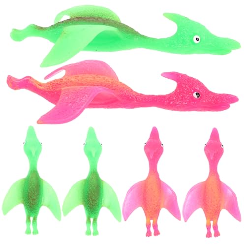 JUMPLAWN 6Stücke Teiliges Dinosaurier Finger Ejection Spielzeugset Stressabbauspielzeug mit Hoher Flexibilität für Partys und Kreative Spiele JUMPLAWN 6Stücke Teiliges Dinosaurier Finger Ejection Spielzeugset Stressabbauspielzeug mit Hoher Flexibilität für Partys und Kreative Spiele von JUMPLAWN