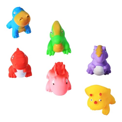 JUMPLAWN 6Stücke Teiliges Duschspielzeug für Lustige Quietschende Dinosaurier Wasserspielzeuge zum Baden Sicher und Langlebig für Kleinkinder Beim Duschen JUMPLAWN 6Stücke Teiliges Duschspielzeug für Lustige Quietschende Dinosaurier Wasserspielzeuge zum Baden Sicher und Langlebig für Kleinkinder Beim Duschen von JUMPLAWN