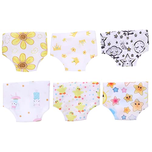 JUMPLAWN 6Stücke Teiliges Puppenunterwäsche für Puppen Weiche Elastische Puppenkleidung für Kleine Mädchen zum Ankleiden JUMPLAWN 6Stücke Teiliges Puppenunterwäsche für Puppen Weiche Elastische Puppenkleidung für Kleine Mädchen zum Ankleiden von JUMPLAWN