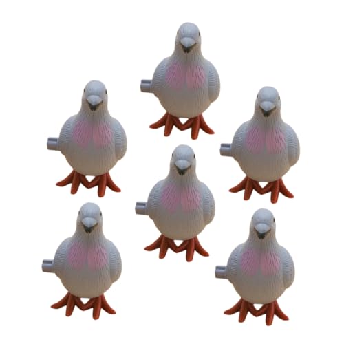 JUMPLAWN 6Stücke Wind Up Tauben Lustige Springende Tauben für Entzückendes Design Einfach zu Bedienen und Dekoration von JUMPLAWN