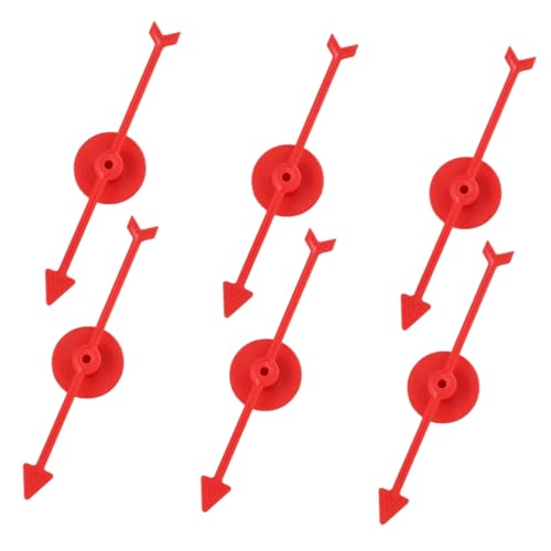 JUMPLAWN 6Stücke aus Kunststoff für Brettspiele DIY Projekte und Partyspiele Vielseitige für Unterhaltung und Lehrzwecke von JUMPLAWN