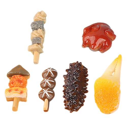 JUMPLAWN 6pcs Simulierte Winzige Snack DIY Snack Requisiten Gefälschte Harz -Snack -Requisiten Gemischter Stil JUMPLAWN 6pcs Simulierte Winzige Snack DIY Snack Requisiten Gefälschte Harz -Snack -Requisiten Gemischter Stil von JUMPLAWN