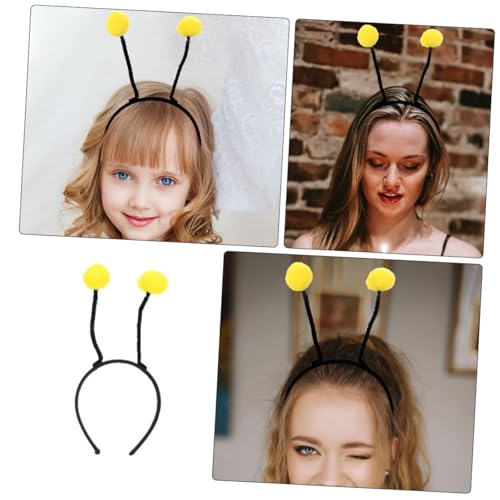 JUMPLAWN 8 Stück Teiliges Haarband mit Flauschigen Tier Motiven Weiche Haarreifen für Mädchen Bunte Haarbänder mit Niedlichen Bommeln für Party und Alltagsdekoration von JUMPLAWN