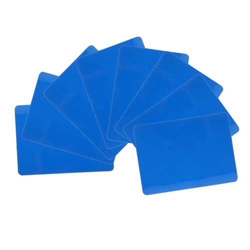 JUMPLAWN 8 Teiliges Mahjong Brett Mahjong Schiebebrett Kartenmischen Für Spieler Zubehör Zum Mischen Von Spielsteinen Mahjong Tisch Mahjong Spielkarten Spielstein Arrangeur Blauer von JUMPLAWN