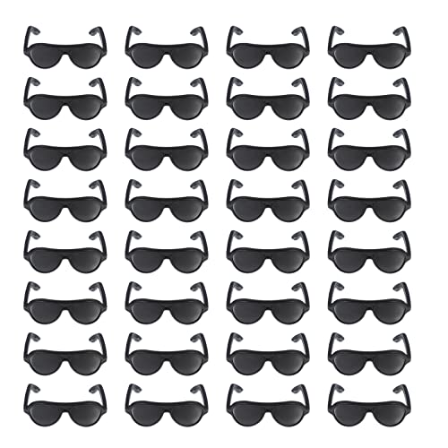 JUMPLAWN 80St Mini-Sonnenbrille Puppensonnenbrille schwarz winzige Sonnenbrillen für Puppen belohnung kinderpuppe Puppe verkleiden Zubehör simuliertes Brillenspielzeug Plastik Black JUMPLAWN 80St Mini-Sonnenbrille Puppensonnenbrille schwarz winzige Sonnenbrillen für Puppen belohnung kinderpuppe Puppe verkleiden Zubehör simuliertes Brillenspielzeug Plastik Black von JUMPLAWN