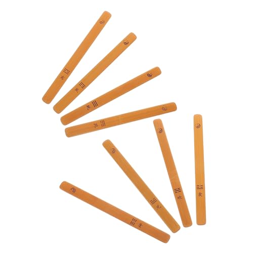 JUMPLAWN 8stücke Gravierte Bambus Wahrsage-Sticks Für Hochzeiten Partys Hauswärmungen Und Geburtstagsfeiern Traditionelle Chinesische Divination Für Spirituelle Einsichten Und von JUMPLAWN