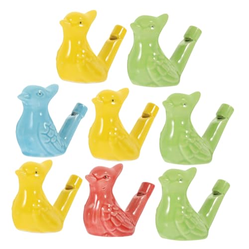 JUMPLAWN 8Stücke Keramik Pfeifenspielzeug Bunte Vogelgeräusche für Musikspielzeug Musikkompetenz und Kreativität als für Geburtstage JUMPLAWN 8Stücke Keramik Pfeifenspielzeug Bunte Vogelgeräusche für Musikspielzeug Musikkompetenz und Kreativität als für Geburtstage von JUMPLAWN