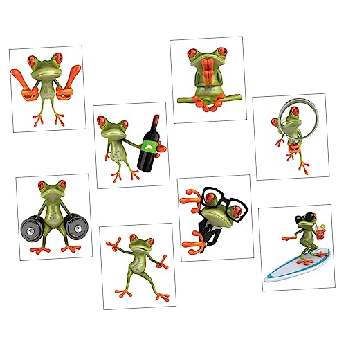JUMPLAWN 8Stücke Lustige Frösche Auto Aufkleber Dekorative Wandtattoos Für Fahrzeuge Und Mehr Kreative Frosch Muster Für Individuellen Stil Und Spaß JUMPLAWN 8Stücke Lustige Frösche Auto Aufkleber Dekorative Wandtattoos Für Fahrzeuge Und Mehr Kreative Frosch Muster Für Individuellen Stil Und Spaß von JUMPLAWN
