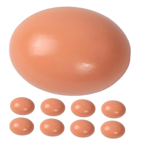 JUMPLAWN 9 Stück Realistische Holz Fake Eier für Hühnernest Box Training DIY Basteln und Dekoration Unbehandelte Holz Eier für Innen und Außenanwendungen JUMPLAWN 9 Stück Realistische Holz Fake Eier für Hühnernest Box Training DIY Basteln und Dekoration Unbehandelte Holz Eier für Innen und Außenanwendungen von JUMPLAWN