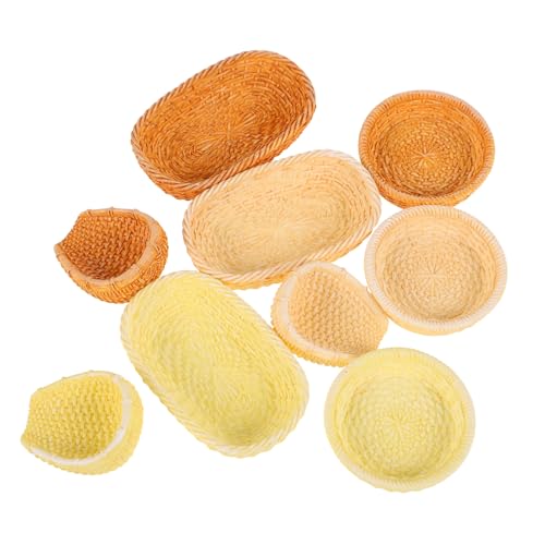 JUMPLAWN 9 Stück Teiliges Korbset aus Weide für Puppenhaus Zubehör Kreative DIY Dekoration Handgefertigte und Getränkekörbe für Miniaturlandschaften JUMPLAWN 9 Stück Teiliges Korbset aus Weide für Puppenhaus Zubehör Kreative DIY Dekoration Handgefertigte und Getränkekörbe für Miniaturlandschaften von JUMPLAWN