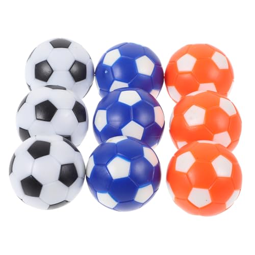JUMPLAWN 9Stücke Tischfußball Bälle Zubehör Für Tischfußball Farbige Tischfußballbälle Für Tischfußballspiele von JUMPLAWN
