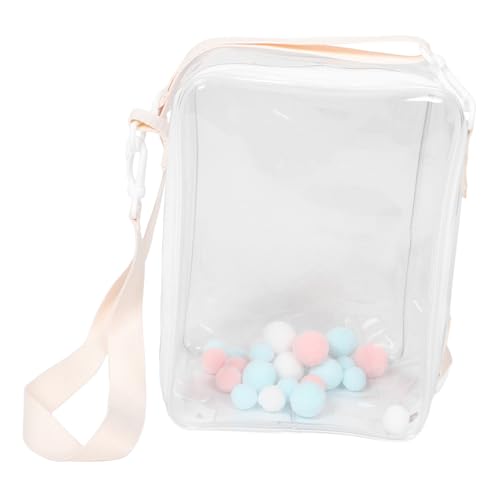 JUMPLAWN Aufbewahrungstasche für Puppen Einzelschulter-Aufbewahrungstasche Mini-Aufbewahrungstasche transparente Aufbewahrungstasche Aufbewahrungstasche Bommelhalter für Rucksack JUMPLAWN Aufbewahrungstasche für Puppen Einzelschulter-Aufbewahrungstasche Mini-Aufbewahrungstasche transparente Aufbewahrungstasche Aufbewahrungstasche Bommelhalter für Rucksack von JUMPLAWN